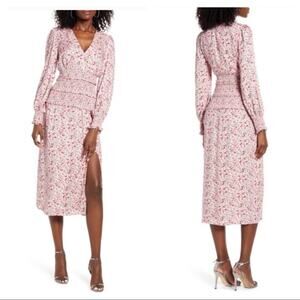 AFRM Nordstrom floral Hazel midi dress